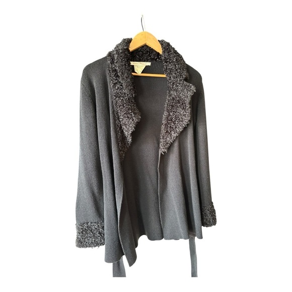 Max Studio Knitwear Vintage Tie Cardigan Mob Wife Y2K Size S - Picture 5 of 9